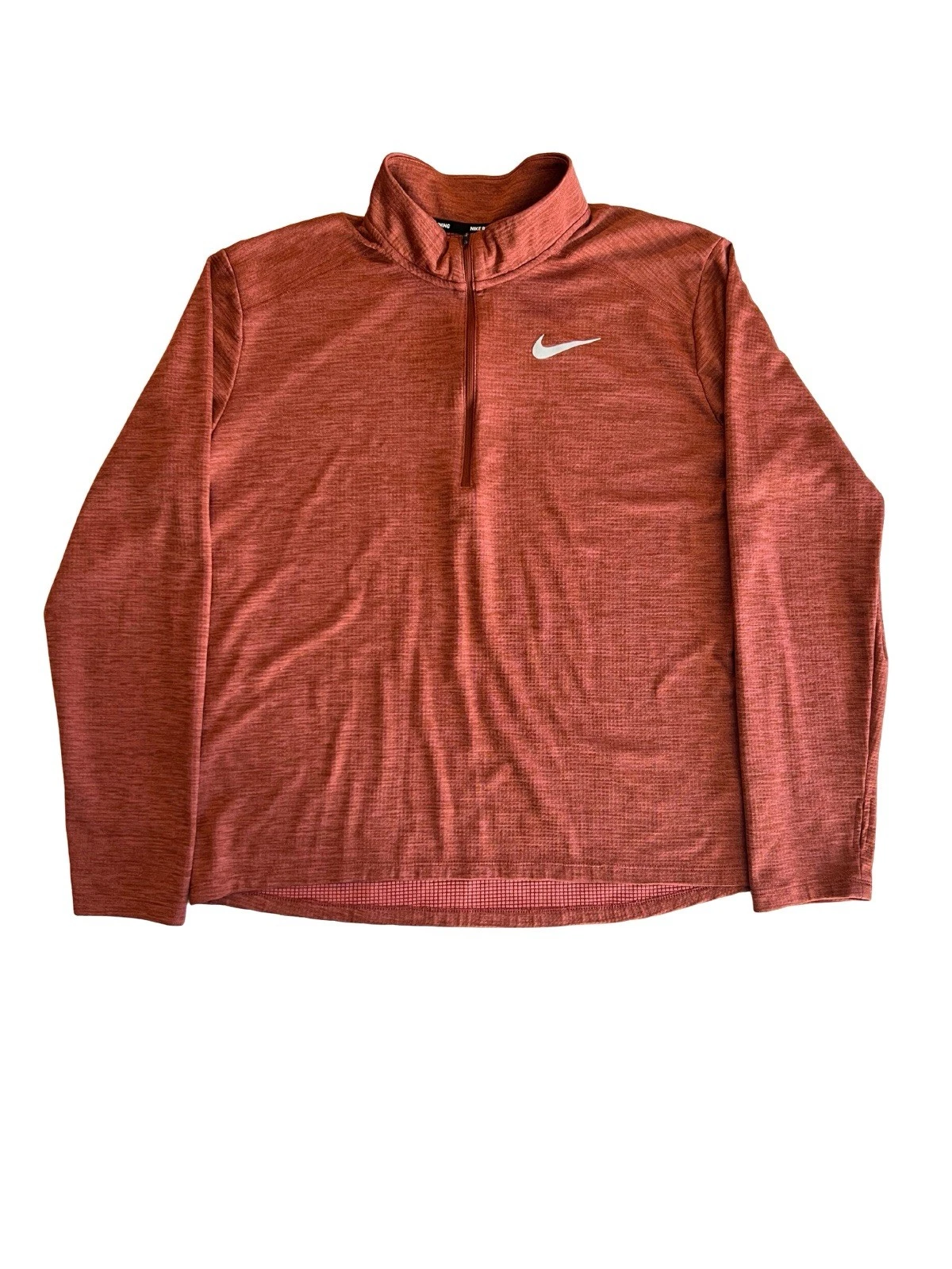 Nike Running Large Pacer Zip Cinnamon/Light Redwood/Reflective Silver Thumbholes