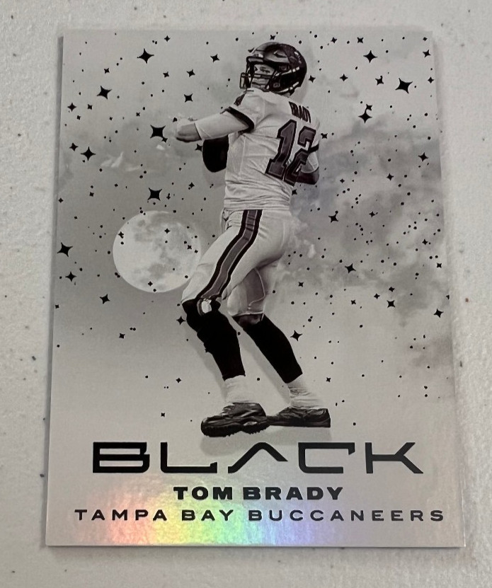 2021 Panini Black Tom Brady White Night SSP Case Hit Buccaneers #WN-6 Card