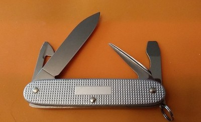 Victorinox 93mm Swiss Army Knife PIONEER Silver Alox 0.8201.26