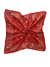 Hand Block Printed Bandana  Lightweight Cotton Neck Scarf