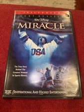 Walt Disney Miracle DVD 2004 2-Disc Set True Story Ice Hockey Kurt Russell New