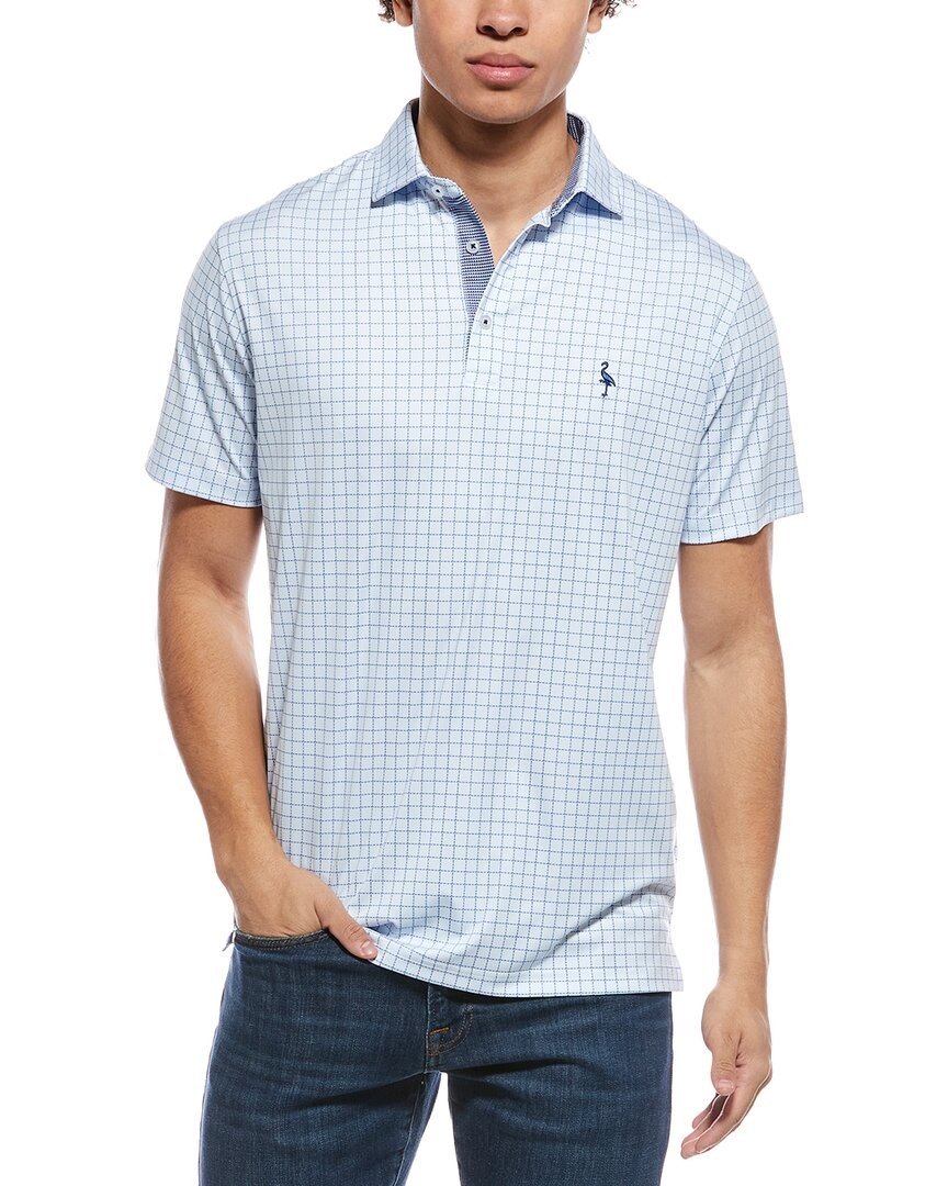 Tailorbyrd The Perfect Tailored Performance Polo Shirt Mens Blue S 6890₽