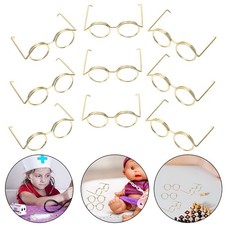 10 Pcs Doll Glasses Cute Dollhuse Accessories Eyeglasses Mini for Dolls