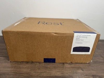 Rest Evercool Cooling Comforter QUEEN Midnight Blue REST-SCD07Q-N Model OPEN BOX