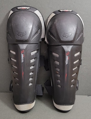 Fox Racing Adult Titan Race Knee/Shin Guards Black