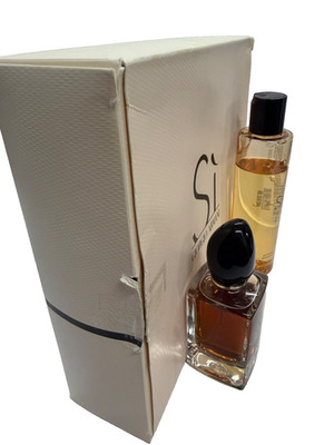 SI giorgio armani gift set: 1.7oz. spy eau de parfum & 6.8oz. SHOWER GEL NEW WOB