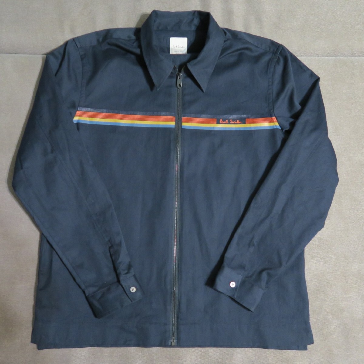 Paul Smith Jacket Navi Zip Size M Made in Italy | eBay