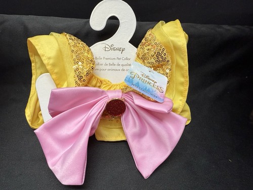 Disney Princesa Bella La Bella y la Bestia Lentejuelas Premium Collar para Mascotas Talla L Nuevo con Etiquetas - Imagen 2 de 11