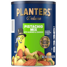 PLANTERS Pistachio Nuts Lovers Nut Mix with Pistachios No Shell, Almonds & Cashe