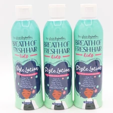 Urban Hydration Breath of Fresh Hair Kids Style Lotion 3 Pack 8 oz Ea Bottle