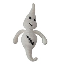 Amigurumi Doll Handmade Crochet Knitted Stuffed Animal Toy Decoration Gift Ghost