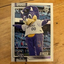 2026 Topps Series 1 Celebrations Team Mascot #M-4 Dinger - Colorado Rockies