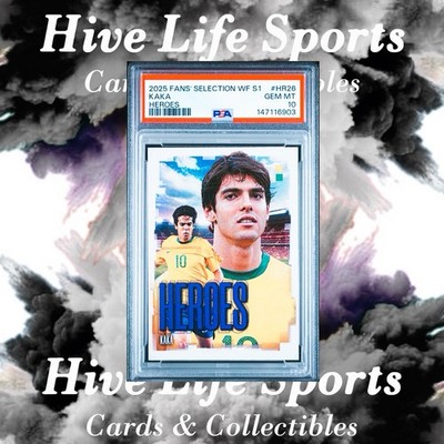 Kaka 2025 Futera Fans Selection Series 1 Heroes #HR26 Brazil PSA