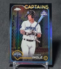 Cooper Ingle Chrome Refractor Rookie 2024 Topps Pro Debut Card #PDC-52 Guardians
