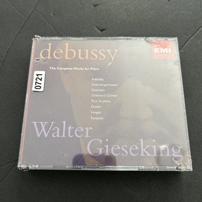 Debussy The Complete Works for Piano Audio CD 1995 4 Discs Warner Classics EMI(
