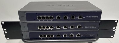 Lot of 3 Netgear ProSAFE SRX5308 Quad-WAN SSL VPN Firewalls