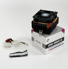 EverCool Socket 370 7 K6 K5 MMX Cyrix CPU Cooling Fan 3-Pin with 4-Pin Molex