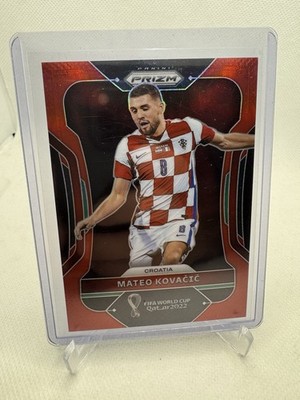 Mateo Kovacic Red Prizm /399 2022 Panini Prizm World Cup Qatar - #65 Kroatien