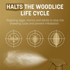 Woodlice Killer Spray 1L - Powerful Insect Killer for Indoor & Outdoor Use, E...