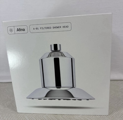 #ad #ad Afina A 01 Filtered Shower Head Chrome High Pressure Rain System NEW $89.99