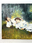 Expresionist Oil Painting On Panel by French Artist Claude Fiddler 13.75 x 10.25 — photo 3