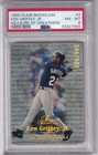 1999 Flair Showcase Measure Of Greatness #4 Ken Griffey Jr /500 PSA 8