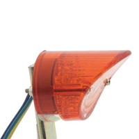 Shin Yo Led-Mini-RüCklicht Nose, Rund, E-GeprüFt, Glas Rot/Transparent