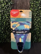 Speedo Kids' Swim Fin in Blue Marble, Small 9-10 Brand New 