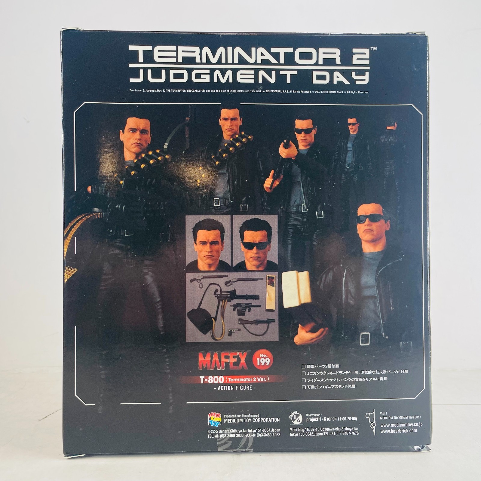 The Terminator 2 Judgment Day Arnold Schwarzenegger T-800 Figures Toys Gift