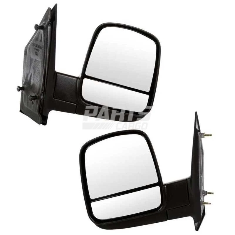 New Left Right Manual Door Mirror For 2008-21 Chevrolet Express 2500 Dual Glass Foto 2 de 4