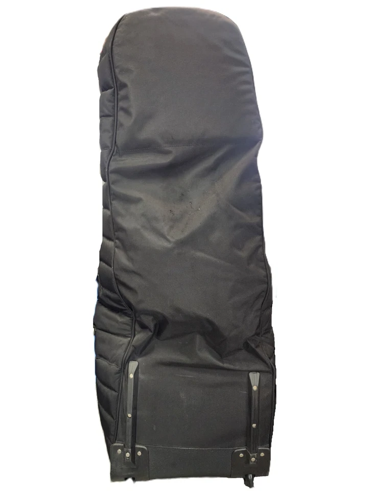 Samsonite Quilted Golf Travel Bag With Cover And Wheels Black - Image 4 of 4