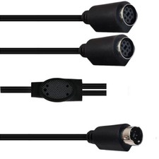 Mini DIN 7-Pin Splitter Y Adapter Cable 7pin Audio Video S-video CordS Adapter