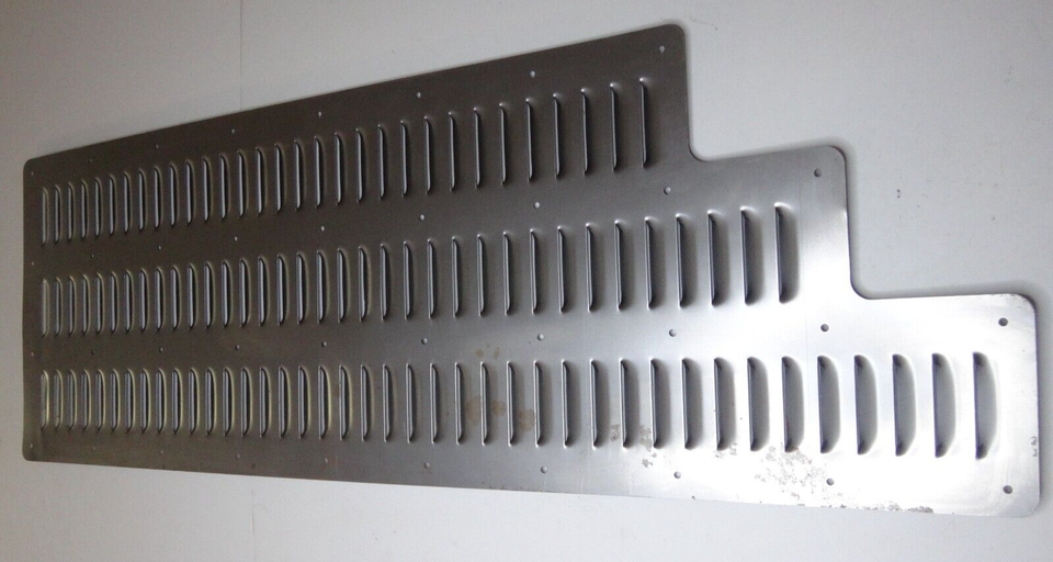 Hot Rod Hood 3 Row 106 Louver 18 Gauge Bare Steel Sheet Metal