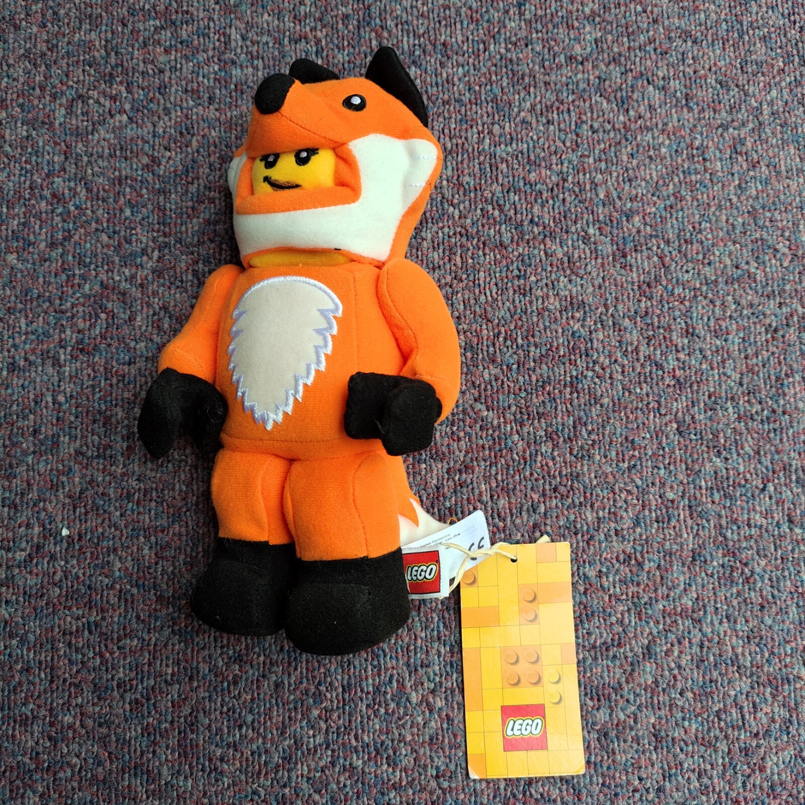 Lego Minifigure Fox Costume Girl Plush BNWT Official Manhattan Toy Co - Free P&P