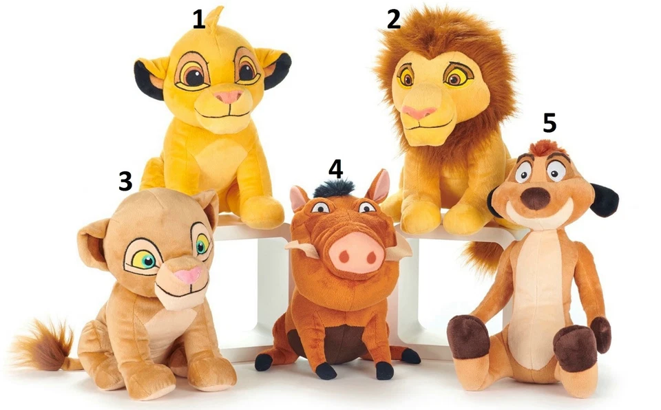 Disney König Der Löwen - Simba - Pumba - Nala - Timon - Mufasa - 24-30 cm Groß