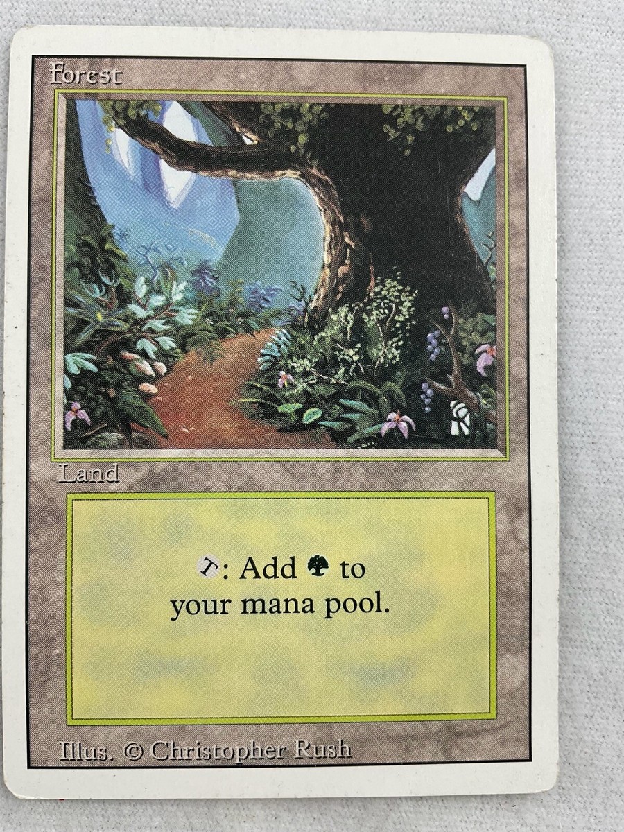 1994 Magic The Gathering Card-Land-FOREST