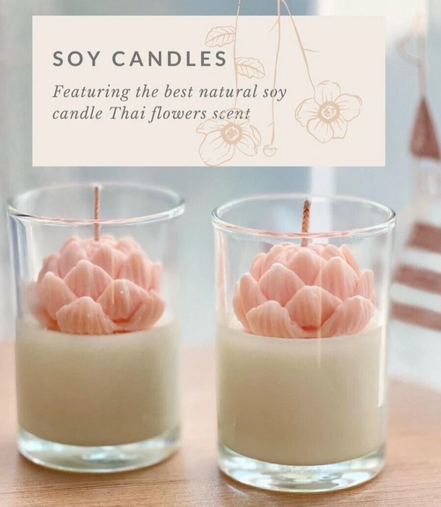 Handmade Organic Soy Wax Tealight Candles - Pack of 100