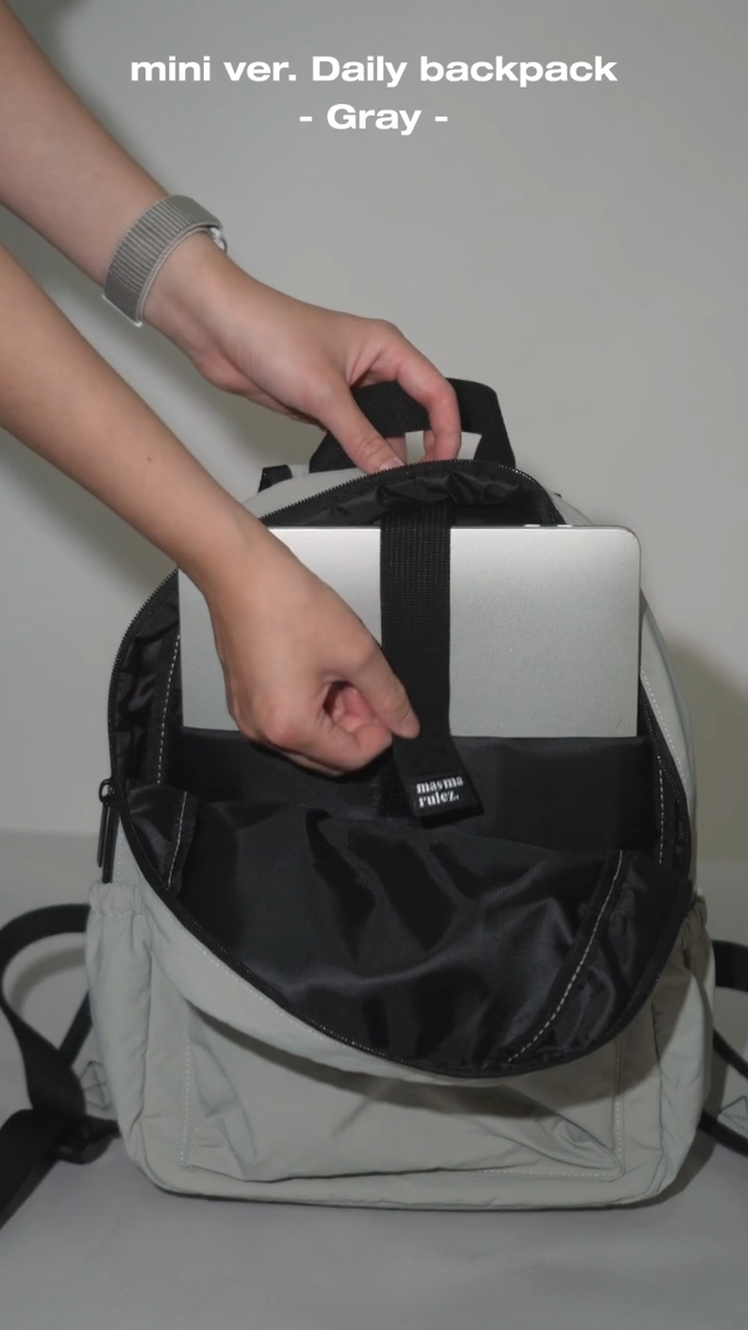 ★masmarulez★ mini ver Daily backpackGray Masmarulez] Korean Daily Mini Backpack Gray | eBay
