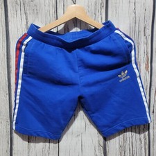Adidas Originals blue logo Shorts size Youth M