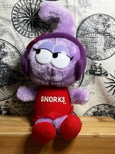 Rare Vintage The SNORKS plush figure DAFFNEY 1983 Applause