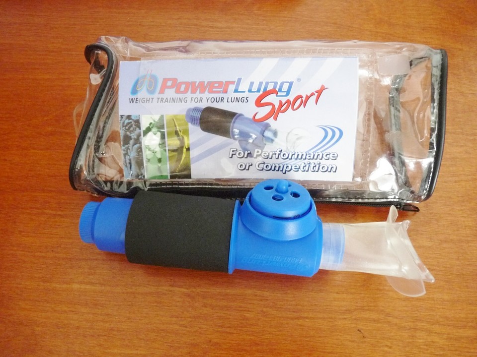 PowerLung Sport Blue – Appareil D'entraînement Respiratoire – Neuf Sous Blister