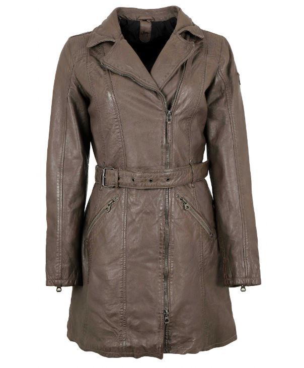 Ledermantel Imitat Damen GIPSY Damen Lederjacke Ledermantel Darcy