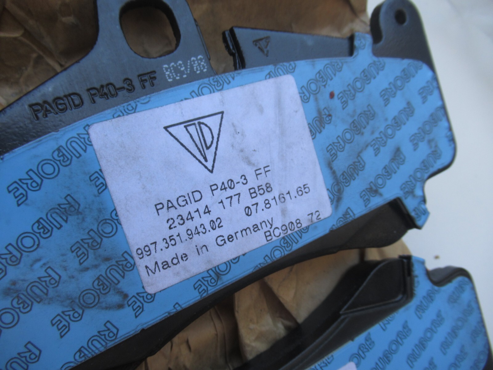 Porsche 911 GT3 Brake pad