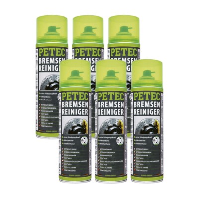 PETEC - Bremsenreiniger Spray   |  6x 500 ml