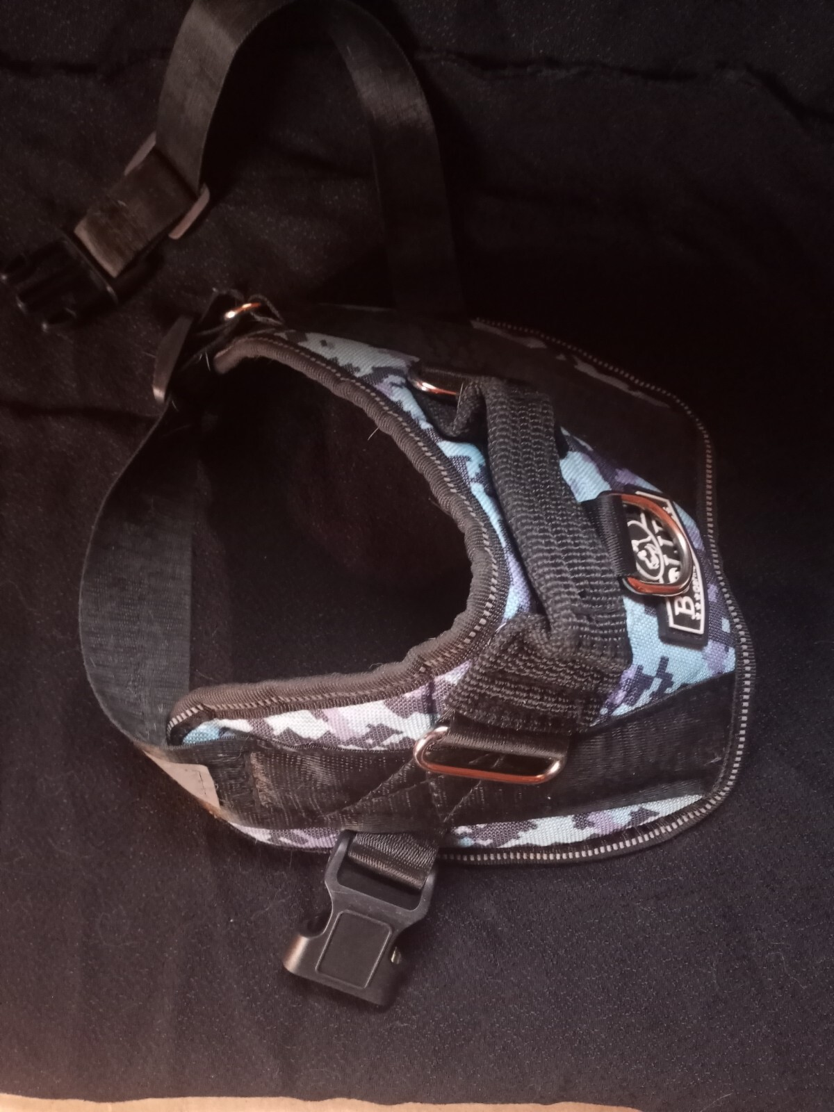 Bolux over the head dog harness, reflective easy on with nylon handle, Small eBay