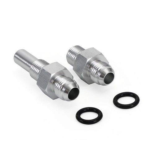Transmission Cooler Line Adapter Fitting 6AN Flare Front +Rear Port for GM 4L80E - Picture 10 of 10
