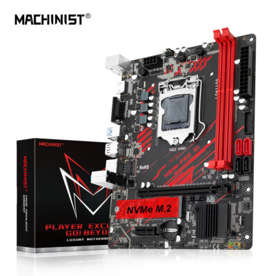 LGA 1150 2*DDR3 RAM H81 Motherboard With HDMI VGA NVMe
