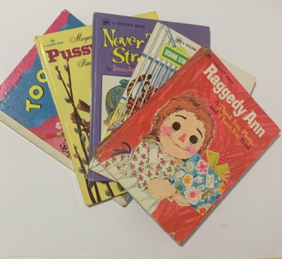 #ad Vintage Raggedy Ann Golden Books Lot of 5 Kids Books My Day Too My Mommy 1980s $18.99