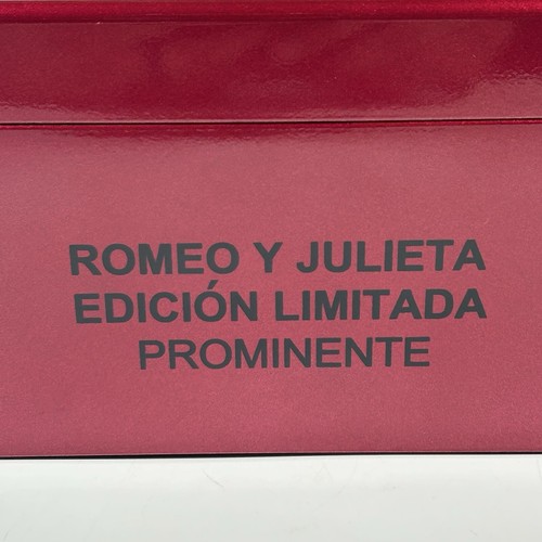 Romeo Y Juliet Cigar Box Edition Limitada Prominete Red Lacquer Finish Wood Box - Picture 6 of 16