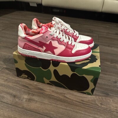 Pink bape SK8 STA